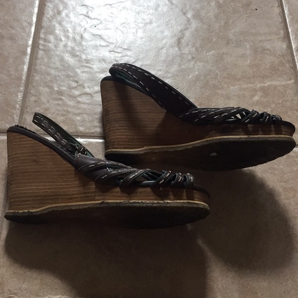 Pre-loved multicolored wedges - Picture 2 of 3